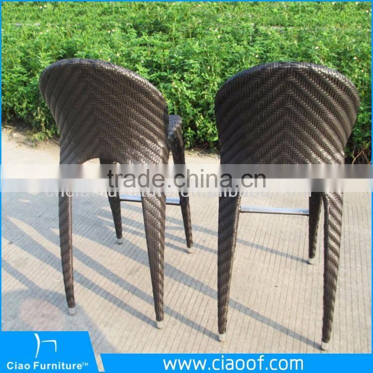 Durable outdoor types of rattan table