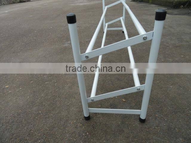 Metal chrome plating shoes rack and shoes storage