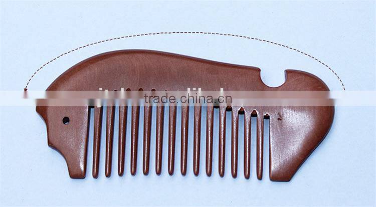 Fish Wood Pocket Comb