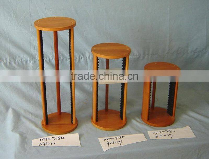 Custom unfinished wooden cd rack wholesale