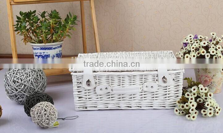 Handmade brown wicker hamper wholesale wicker clothes hamper