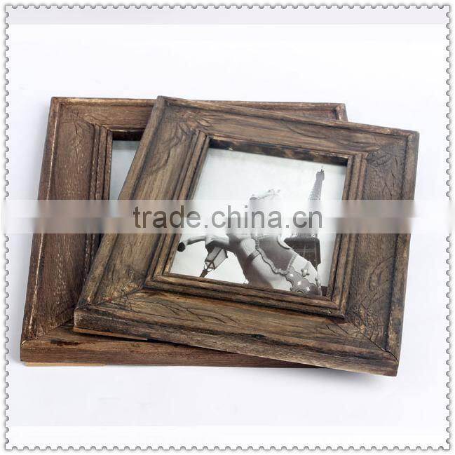 Top Popular trade assurance home decor handmade vintage wooden photo frame