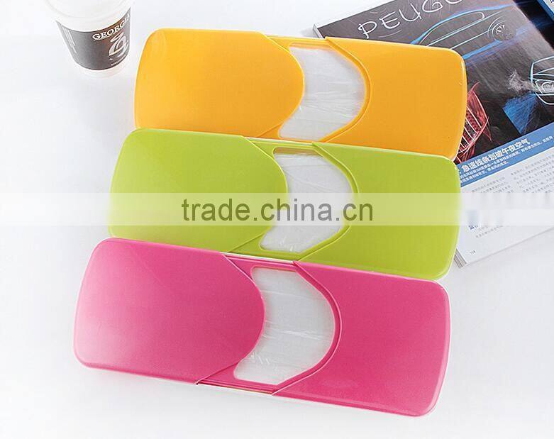 CY050 Sun Visor Car Tissue Box Plastic Tissue Holder Case