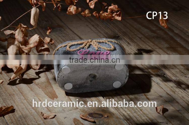 2016 concrete flower plant planter colorful decorative cement flower pot