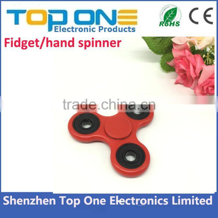 EDC Fidget Toy 608 bearing Tri angle 3 Bar Finger Hand Fidget Spinner Adult Causual Decompressive Toys Hand Spinner