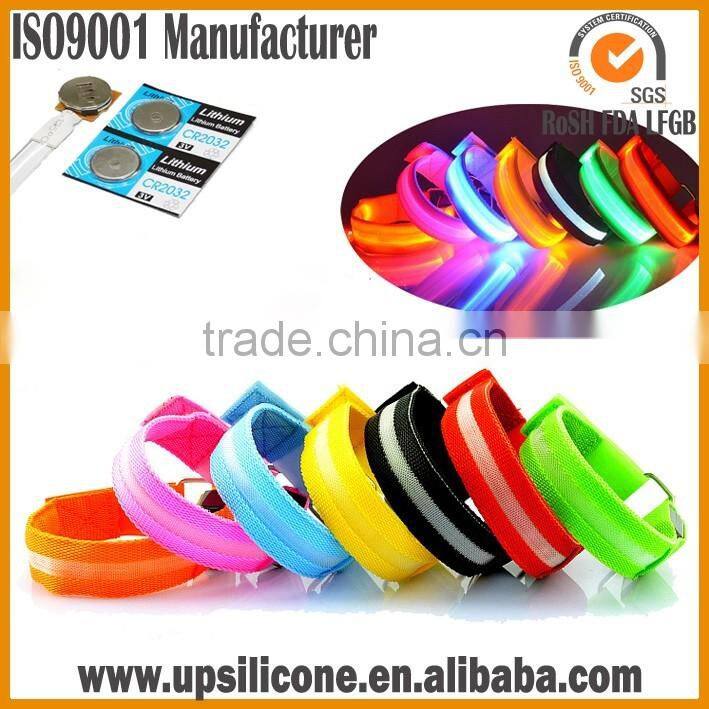 Cycling Jogging Walking Running Sport Reflective Flashing LED Armband