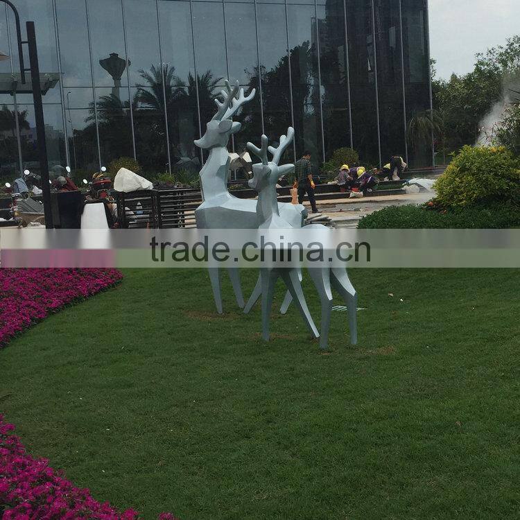 FRP reindeer landscape sculpture