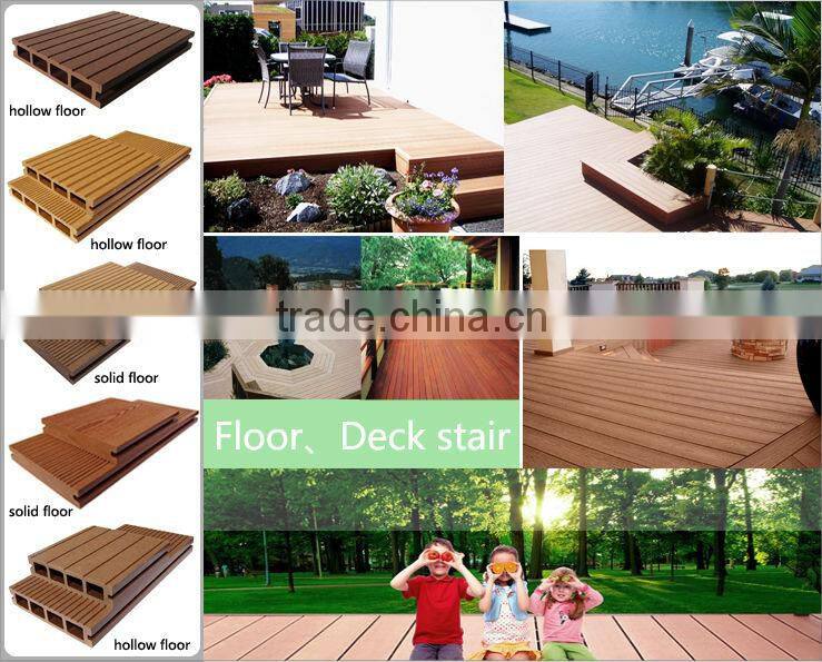 wood palstic composite 140*25mm wpc decking floor