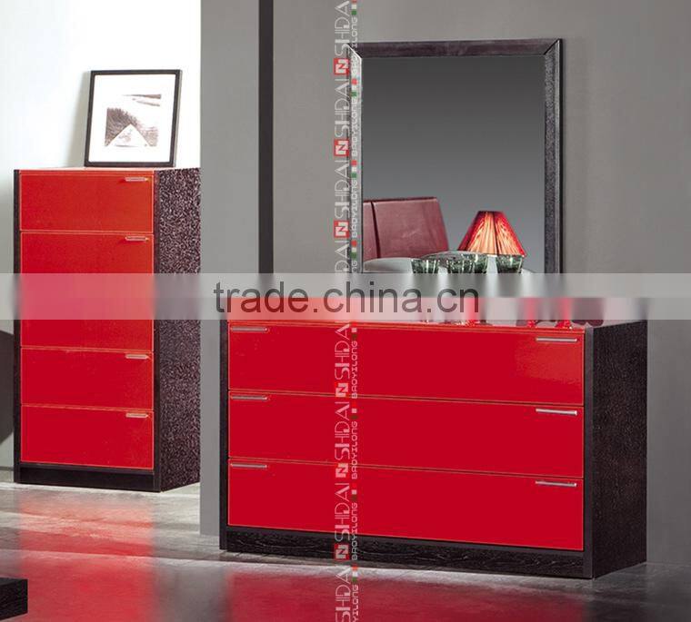 sexy bed, upholstered bed, poster bed B37