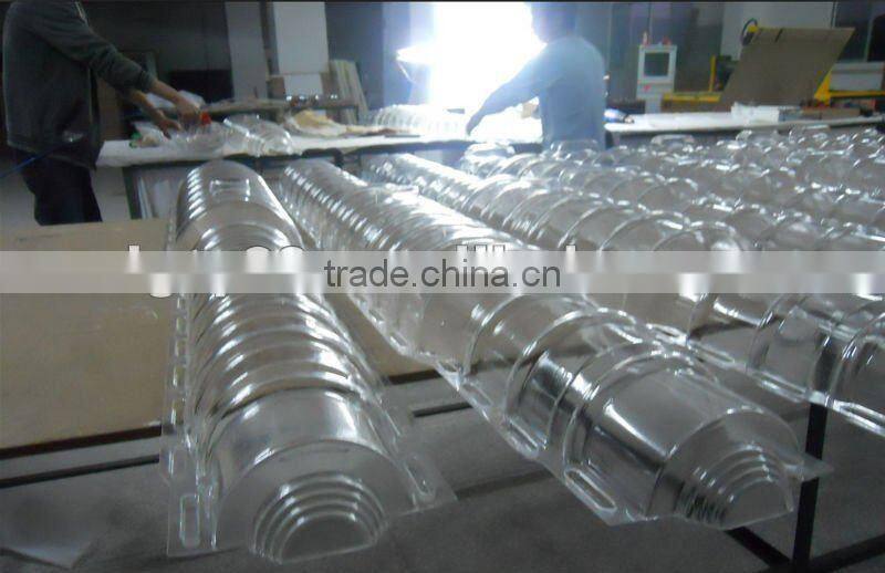 special design thick vacuum formed plastic clear plastic cover