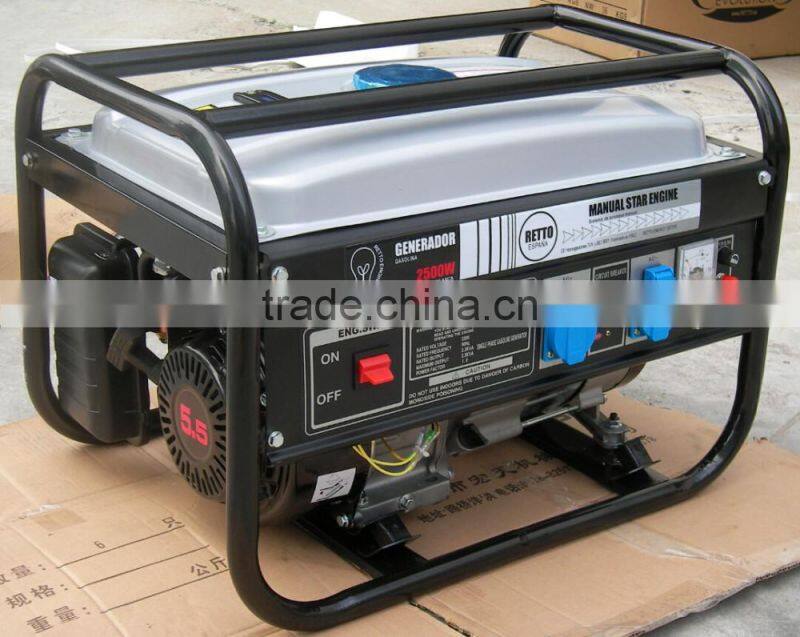 4 stroke gasoline engine 163cc gasoline used generators for sale