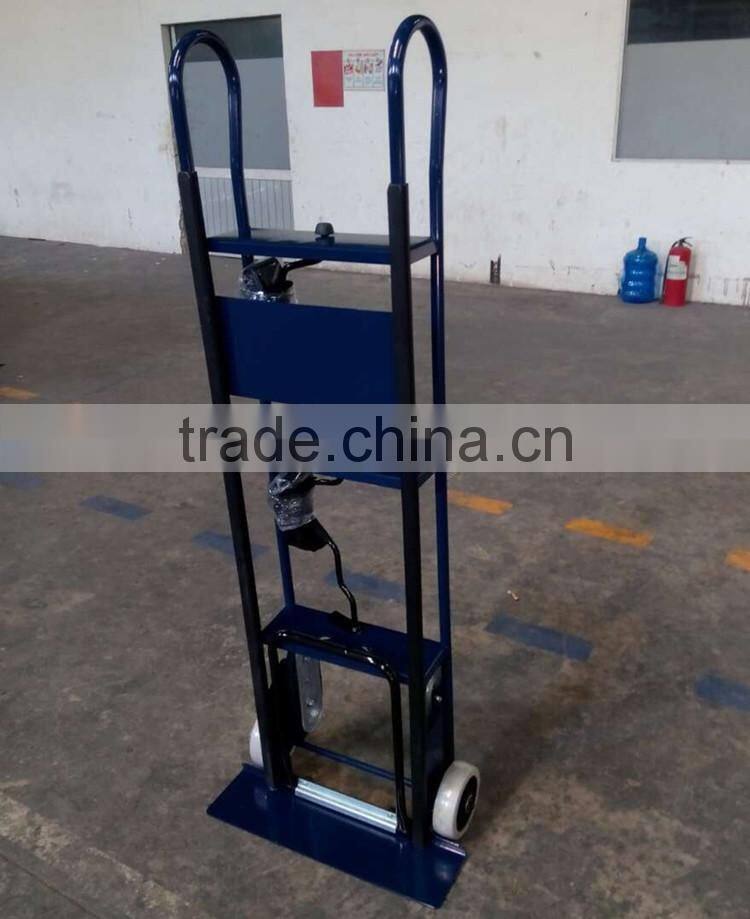 steel folding transport hand cart trolley / hand pallet truck