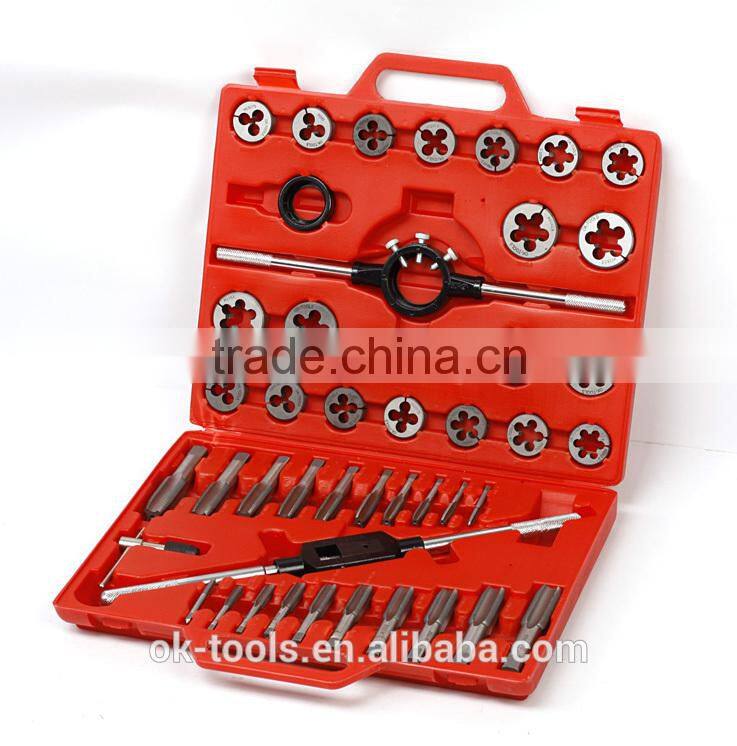 OK-tools 45Pcs Thread Cutting Tools Tap And Die Set,