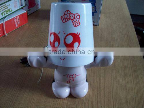 plastic cartoon table lamp