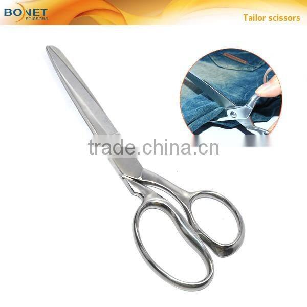 S16008P2 8"+4" Professional fully stainless steel tailor scissors with heat transfer