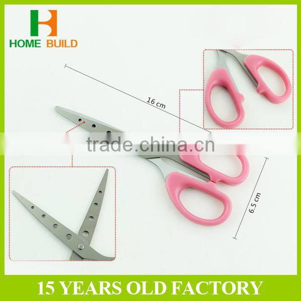 Factory price HB-S7004 Soft Grip TPR Plastic Handle Scissors from China