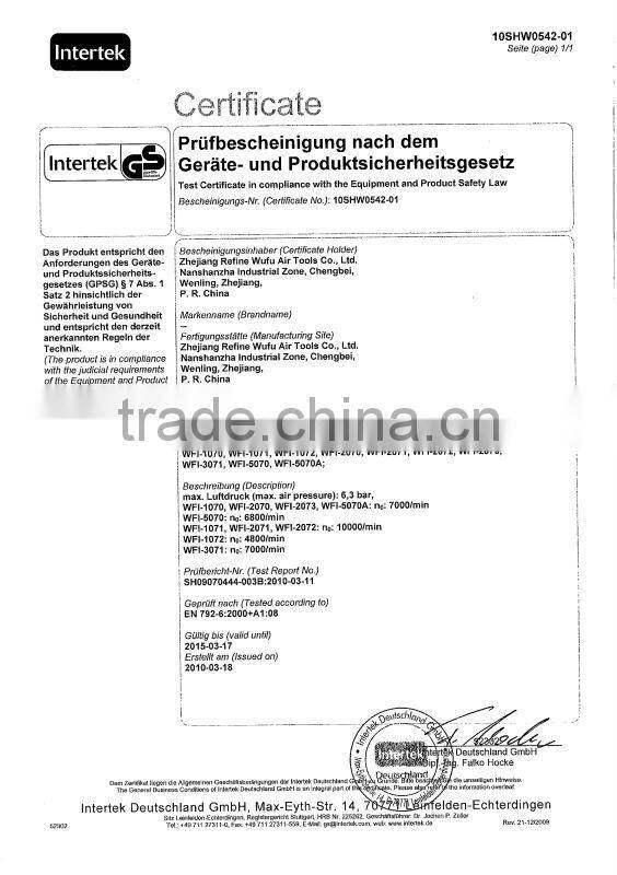 1/2" Air Impact Wrench (Twin hammer) WFI-5070A Air Tools