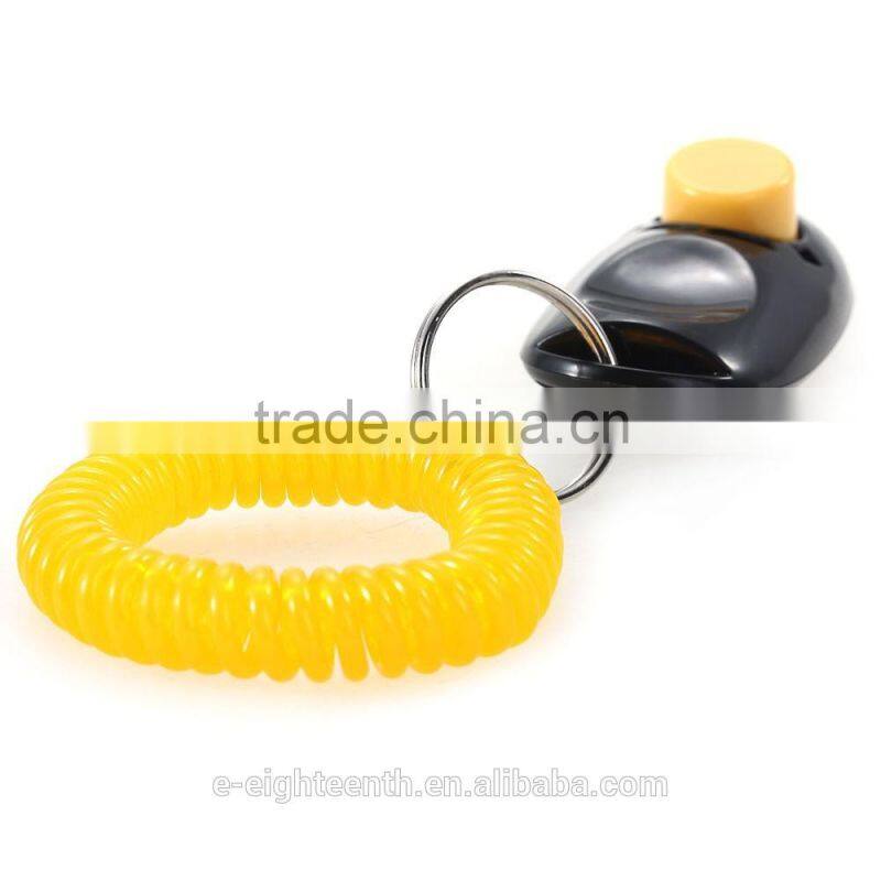 2016 pet training clicker dog cat horse bird click obedience clicker whistle with strap
