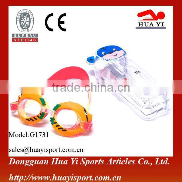 kids swimming goggles children cartoon goggles with anti fog lens UV protect