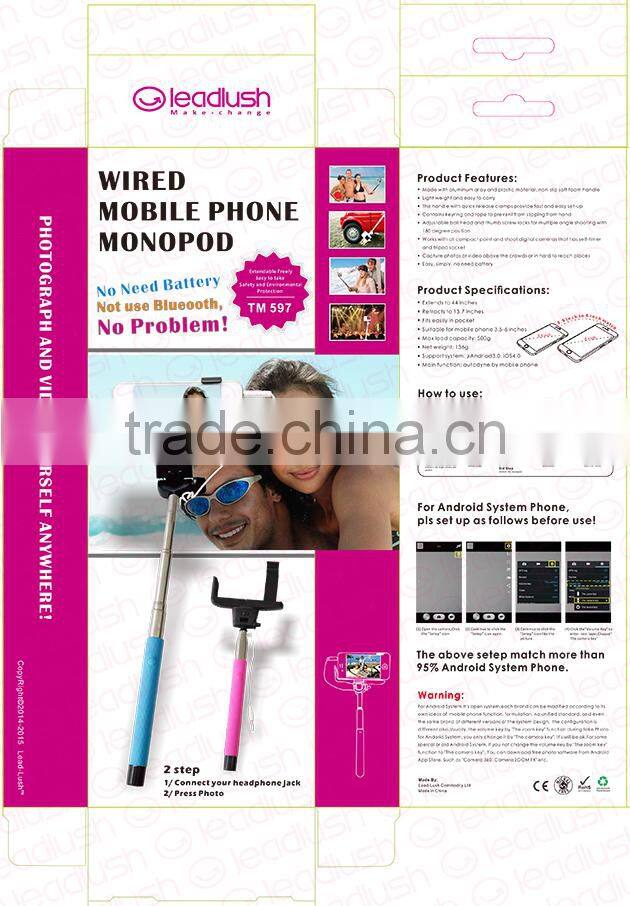 Popular selfie stick high quality Monopod