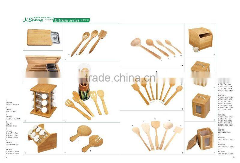 Factroy Price Bamboo Salad Serving Hand