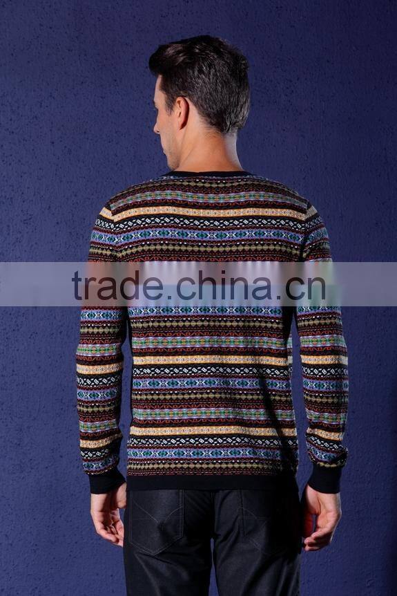 Men's knitwear digital printing sweater
