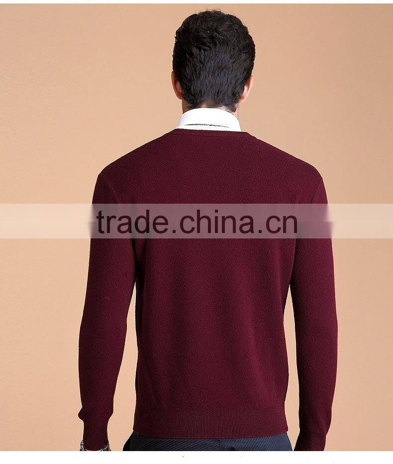 wholesale wool knitting yarn for V-neck pullover men jersey ,wool knitting computer machine men sweater knitting wool in bulk