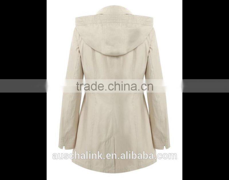 best selling ladies korean cotton hooded toggle jacket wholesale