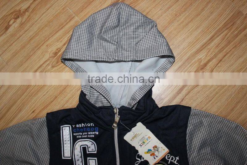 GZY new style fashion boy's shirt three pieces set for spring and auturm