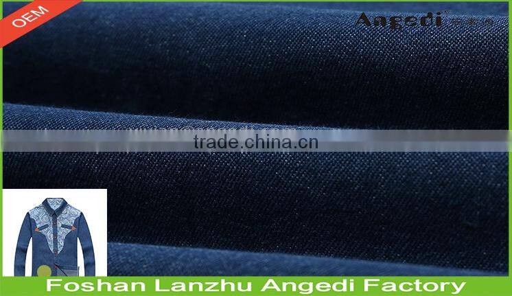 Children denim shirt boy's slim fit winter top clothing fashion Casual shirt with patchwork