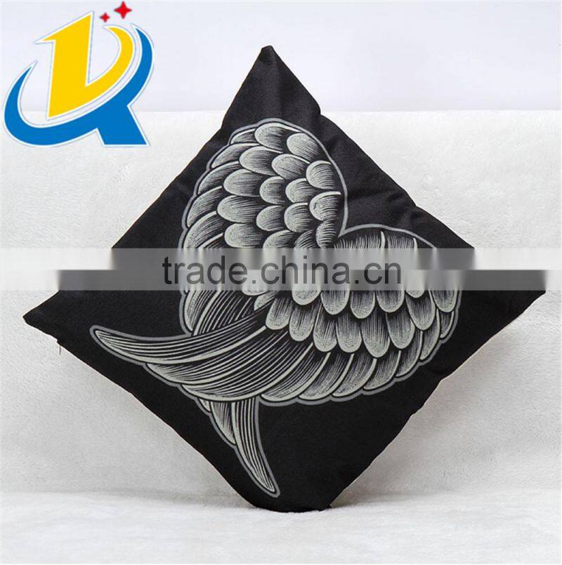 Popular newest design cheap couple pillow case cover