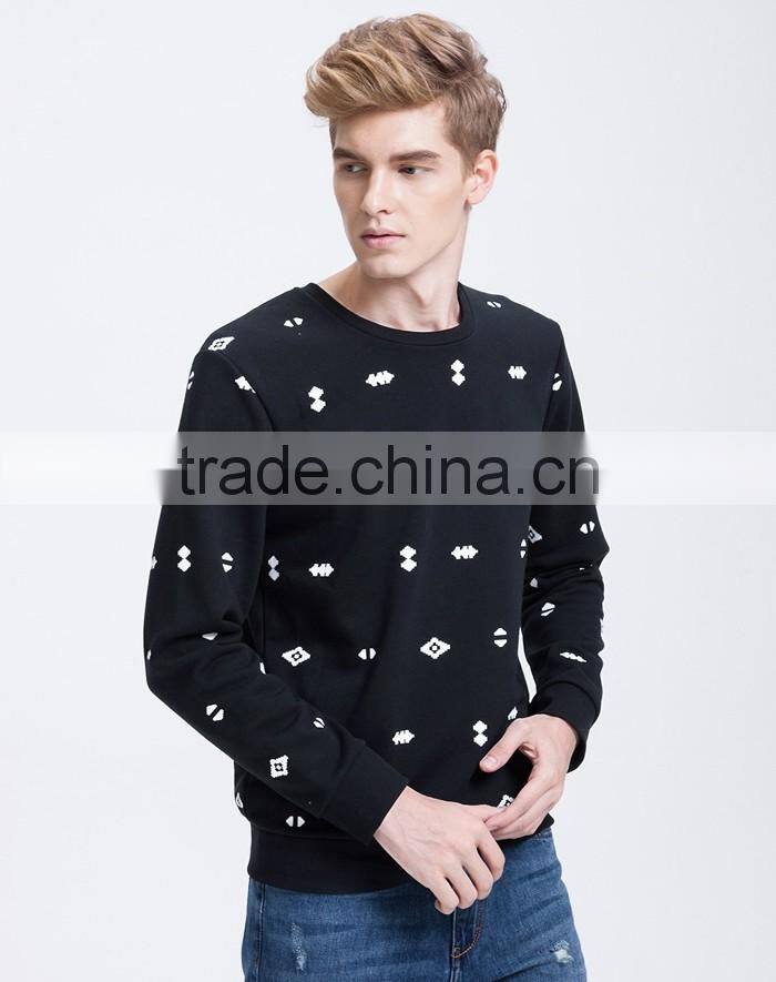 Newest bulk wholesale men custom all over printing sweatshirt