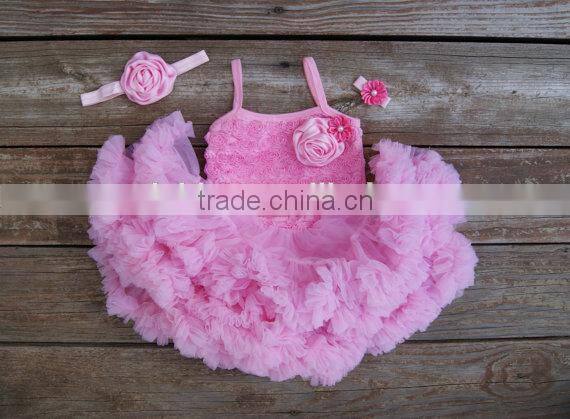 Hot sale baby girls boutique set blue ballet tutu costumes girls ballerina dresses