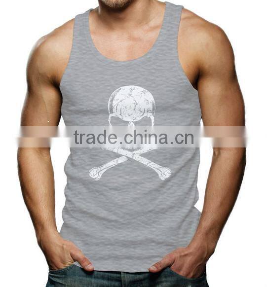 Alibaba china printing cotton custom gym wholesale mens running stringer singlet