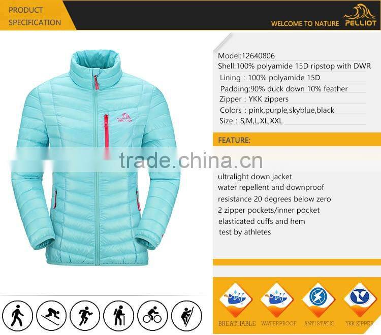 wholesale packable good goose down sale lightweight down coat