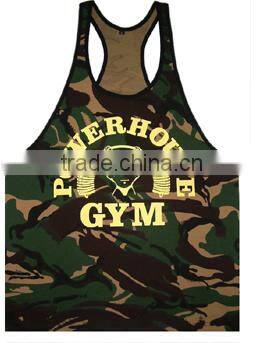 Cotton Men Sport Fitness Tops Gold's Powerhouse USA GYM Tank Top Vest Muscle Singlet Men Stringer Bodybuilding Plus Size 2XL