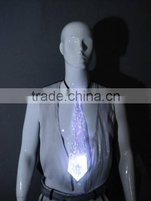 2014 Cheap wholesale luminous mens zipper neckties