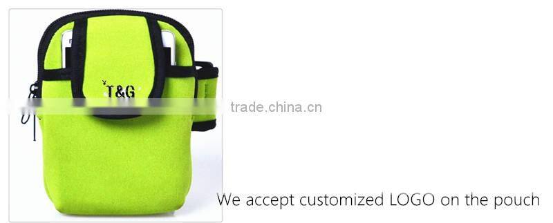 Dual Pocket Running Gym Sports Armband with Large Secure Zippered Phone Pocket~6 Colors Available~Accept Custom