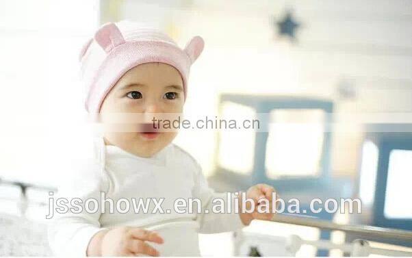 cute bear designer knit cotton baby hat, personalized baby hats