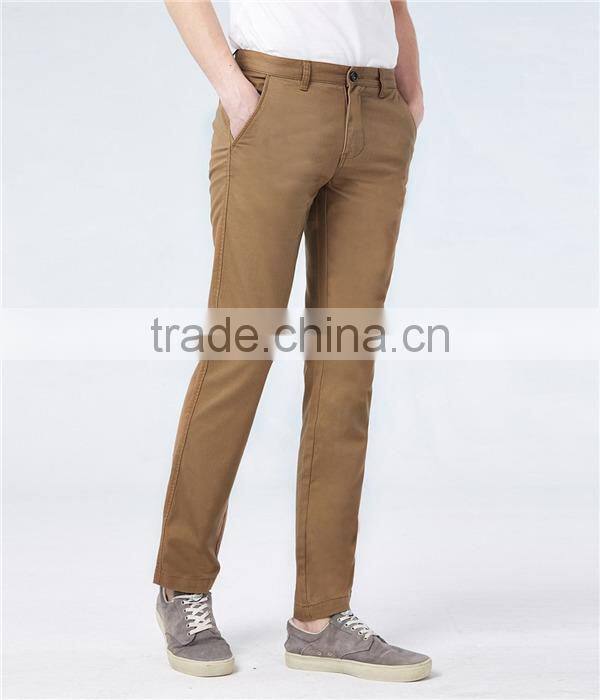 Make in China hot sale new model men pants khaki trousers