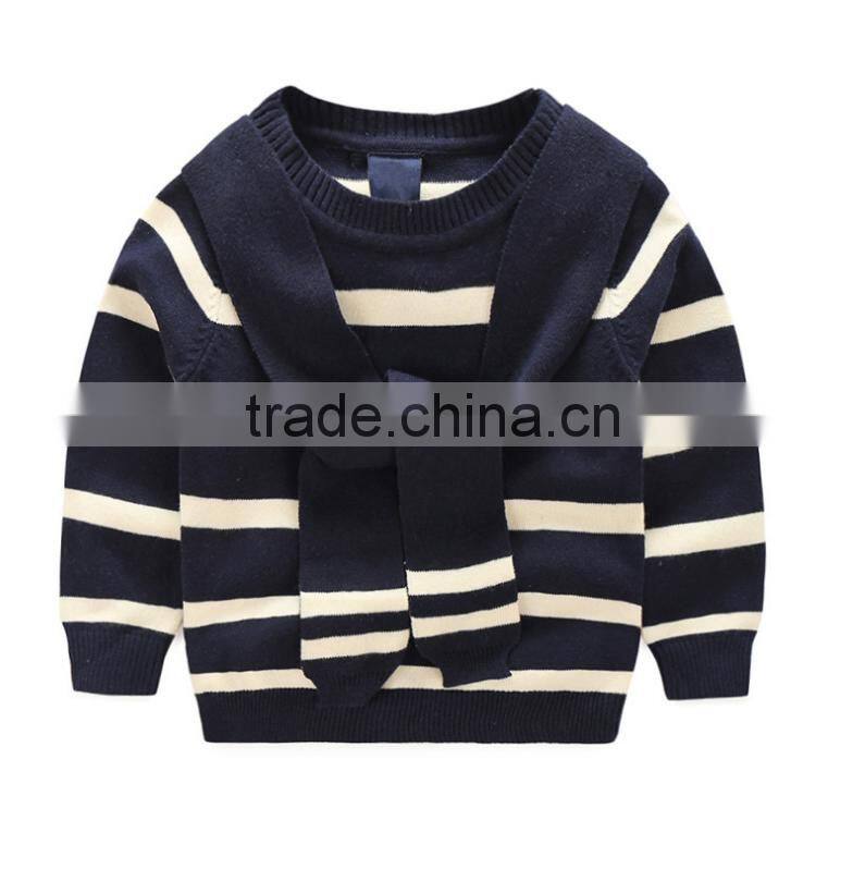 New Design Children Striped Sweaters Long Sleeve Knitting Boy Pullover