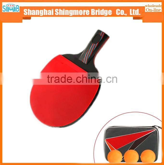 2017 chinese Sports goods supplier hot sales high quality table tennis racket for sporting