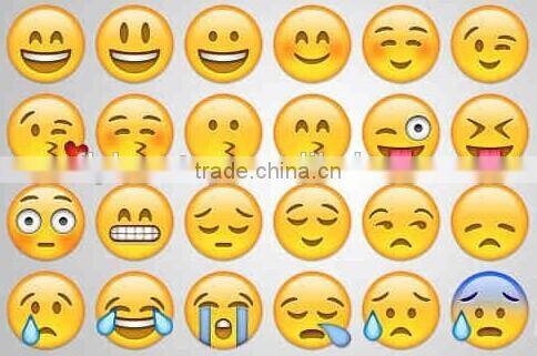 Popular Custom Emoji PVC rubber keychain promotion gift souvenior keyring