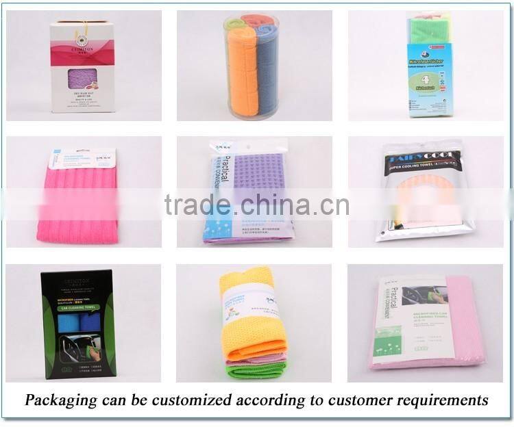 Custom super soft Micro fiber velour towel