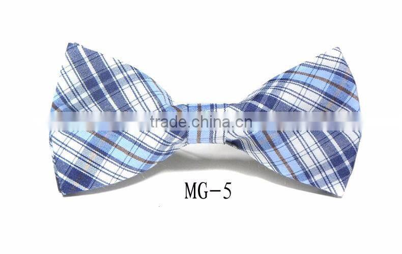 Cotton Checkered Children Kid Boy Toddler Baby Child Pre Tied Neck Bow Tie