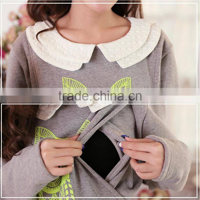 Emotion Moms Maternity Clothes Nursing Dress AK103 2017 OEM/ODM