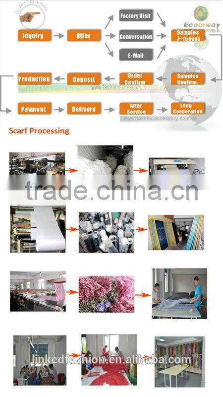 Manufacture Wholesale Fashion Cheap Circle Thick polyester tiger stripe scarf