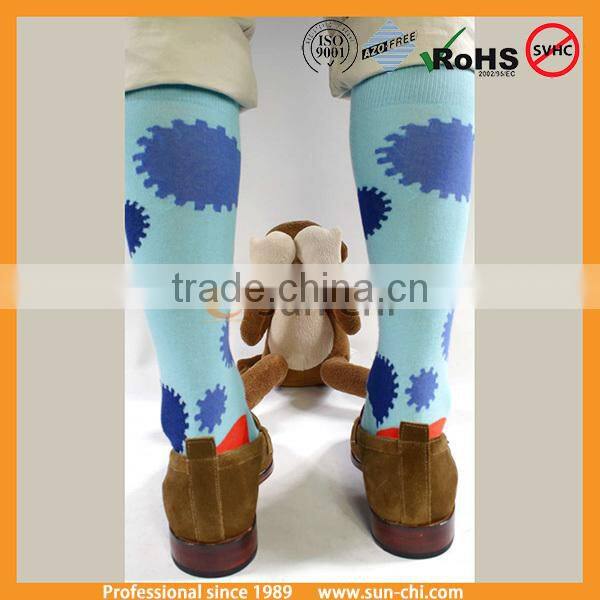 knitted bulk knit 100 cotton dress socks men