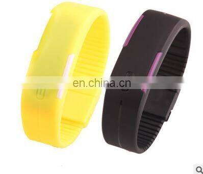 Godbead Brand creative minimalist leather Touch screen LED watch men and women lovers watch smart electronics watches