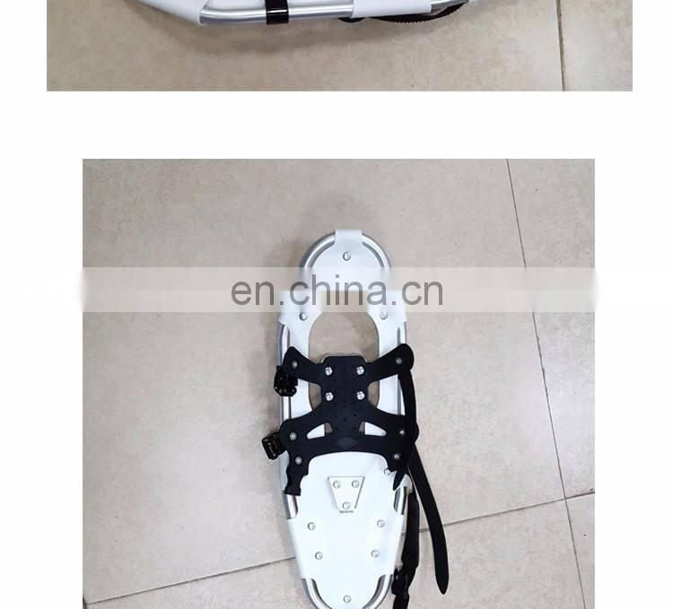 winter sports camping hiking snowshoes with aluminium frame and HDPE decking